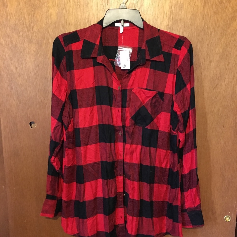 Maurice’s Size 0 Buffalo Plaid Shirt